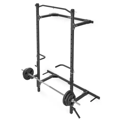 Le half rack mural pour home-gym avec accessoires multiple - vue 4