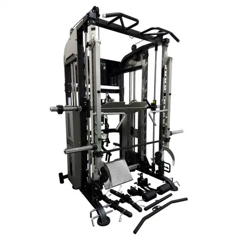 Smith Machine de musculation - Power rack - vue 2