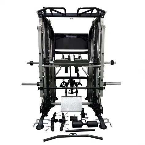 Smith Machine de musculation - Power rack - vue 3