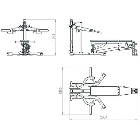 Banc à levier pas cher - vue 8