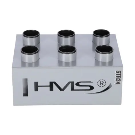 Arbre de rangement pour barres de musculation olympiques - 6 espaces de travail - vue 2