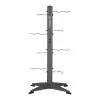 Colonne de rangement pour accessoires de training avec 8 crochets