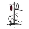 Colonne de rangement pour accessoires de training avec 8 crochets - vue 2