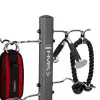 Colonne de rangement pour accessoires de training avec 8 crochets - vue 3