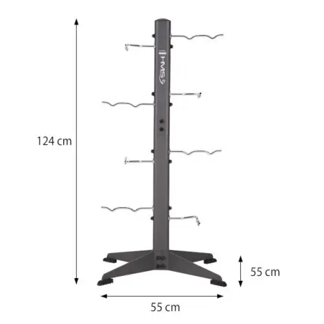 Colonne de rangement pour accessoires de training avec 8 crochets - vue 5