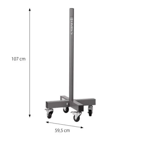 Support de stockage pour disques de poids olympiques 50 mm avec capacité de 200 kg de charge - vue 6
