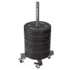 Support de stockage pour disques de poids olympiques 50 mm avec capacité de 200 kg de charge - vue 2