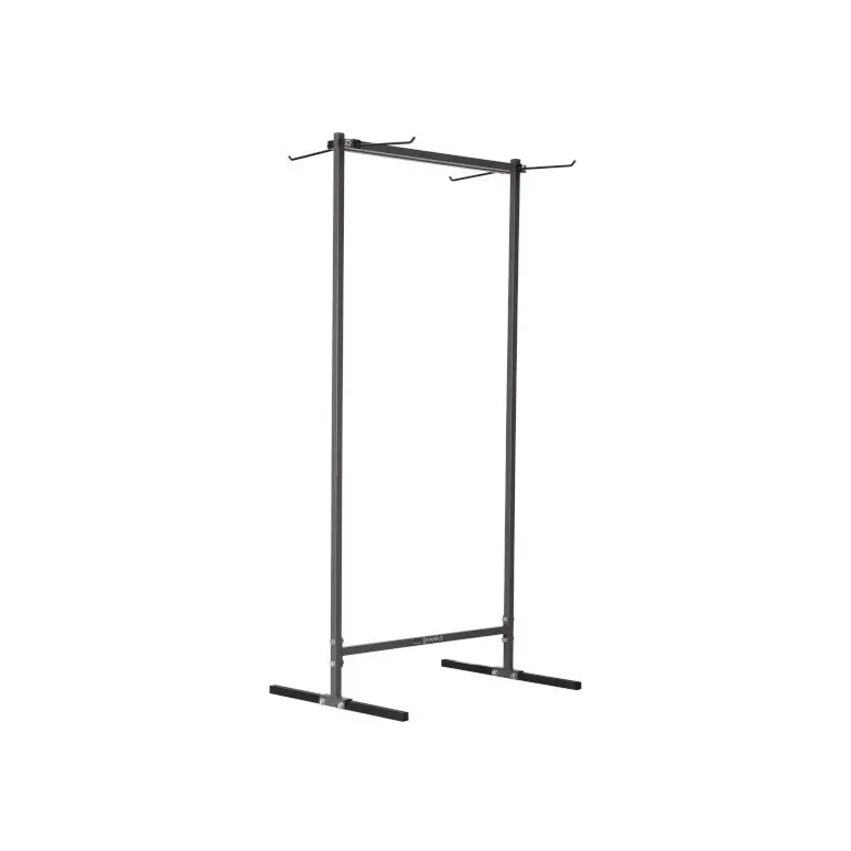 Support de rangement sur pied avec 4 crochets pour tapis de yoga/gymnastique