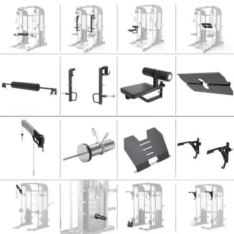 Station multipress avec postes d'entraînement variés - vue 4