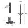 Pack de crochets muraux pour salle de musculation - Support barres et disques de poids - vue 9
