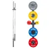 Pack de crochets muraux pour salle de musculation - Support barres et disques de poids - vue 8