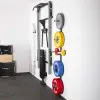 Demi rack à fixation murale avec divers équipements - Matériel de musculation pour homegym - vue 9