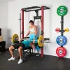 Demi rack à fixation murale avec divers équipements - Matériel de musculation pour homegym - vue 17
