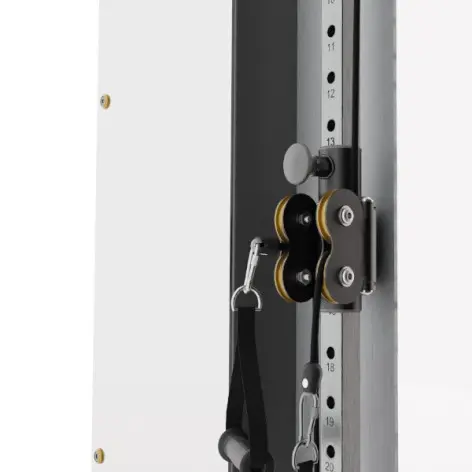 Poulie à fixation murale avec écran tactile de suivi des performances et charge pneumatique pour exercices de tirages - vue 5