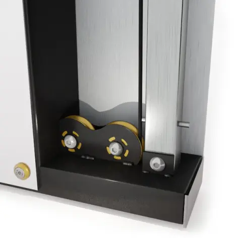 Poulie à fixation murale avec écran tactile de suivi des performances et charge pneumatique pour exercices de tirages - vue 7