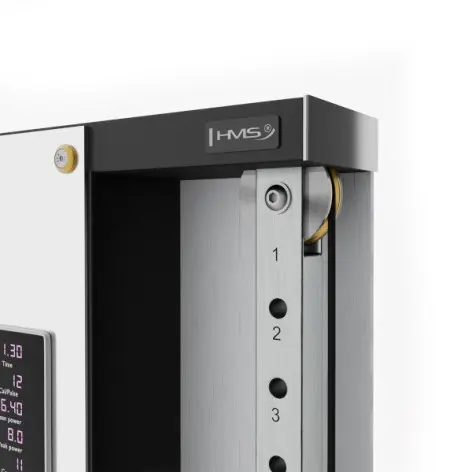 Poulie à fixation murale avec écran tactile de suivi des performances et charge pneumatique pour exercices de tirages - vue 4