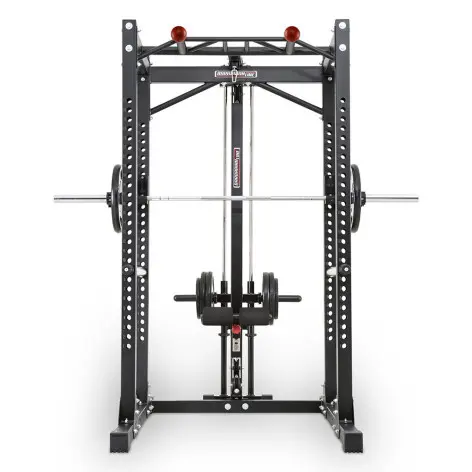 Power cage avec poulie haute et basse et barre de traction - vue 3