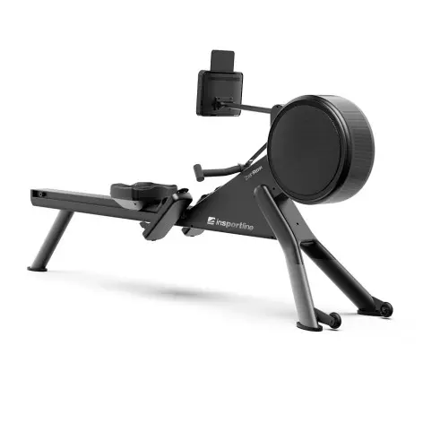 Rameur de cardio-training avec écran tactile et résistance à air magnétique - pliable - vue 3