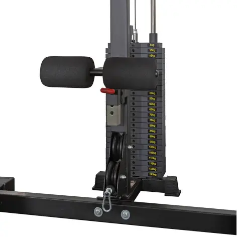 Powercage avec poulie haute et basse et colonne de poids intégrée - vue 4