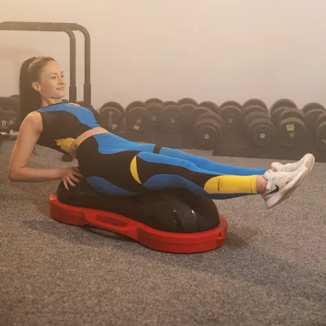 Plateforme d'équilibre avec surface antidérapante à forme atypique - vue 11