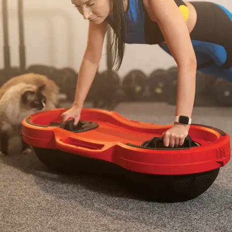 Plateforme d'équilibre avec surface antidérapante à forme atypique - vue 10