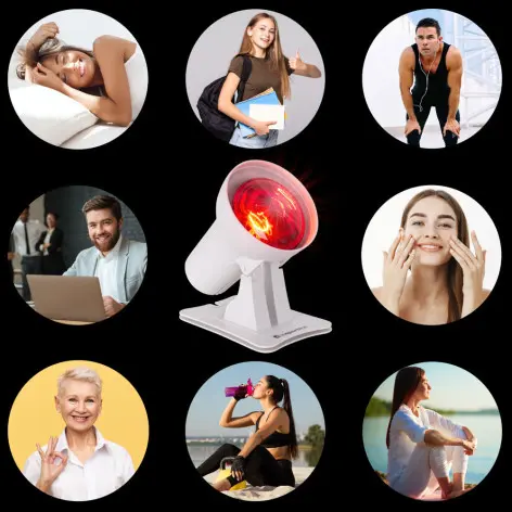 Lampe infrarouge de luminothérapie pour bienfaits musculaires et articulaires - vue 6