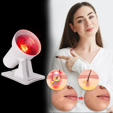 Lampe infrarouge de luminothérapie pour bienfaits musculaires et articulaires - vue 10