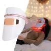 Masque facial de luminothérapie LED avec longueurs d'ondes