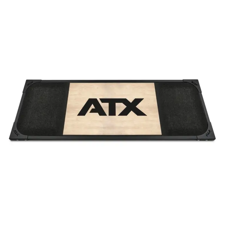 plateforme de soulevé de terre haute qualité en bois et granulés de caoutchouc - Antidérapant