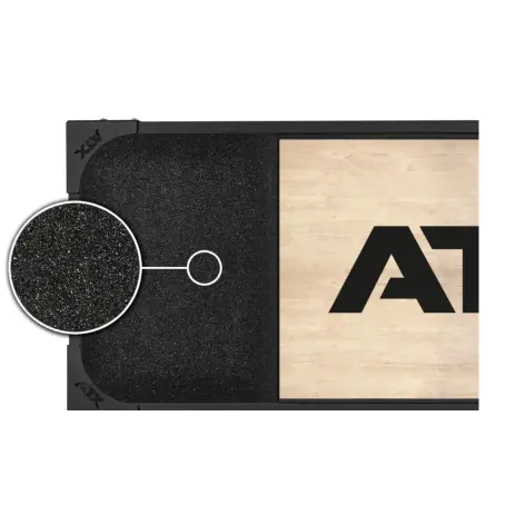 plateforme de soulevé de terre haute qualité en bois et granulés de caoutchouc - Antidérapant - vue 2