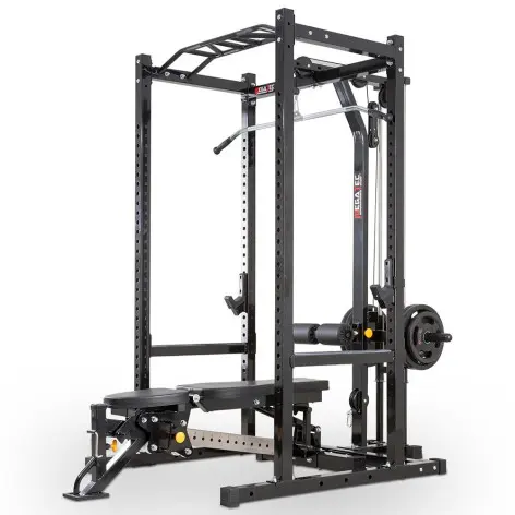 Power rack à squat de cross-training avec station à poulie - vue 2