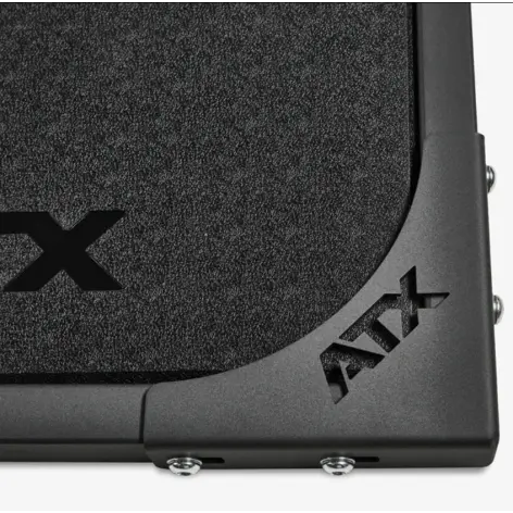 Plateforme de soulevé de poids avec logo ATX Barbell club - vue 5