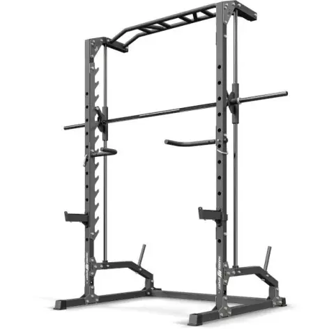 Smith machine avec cadre guidée pour entraînements de musculation à exercices variés - vue 3