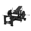 Strength plate loaded hip thrust machine avec ceinture et plateforme pied surdimensionnée