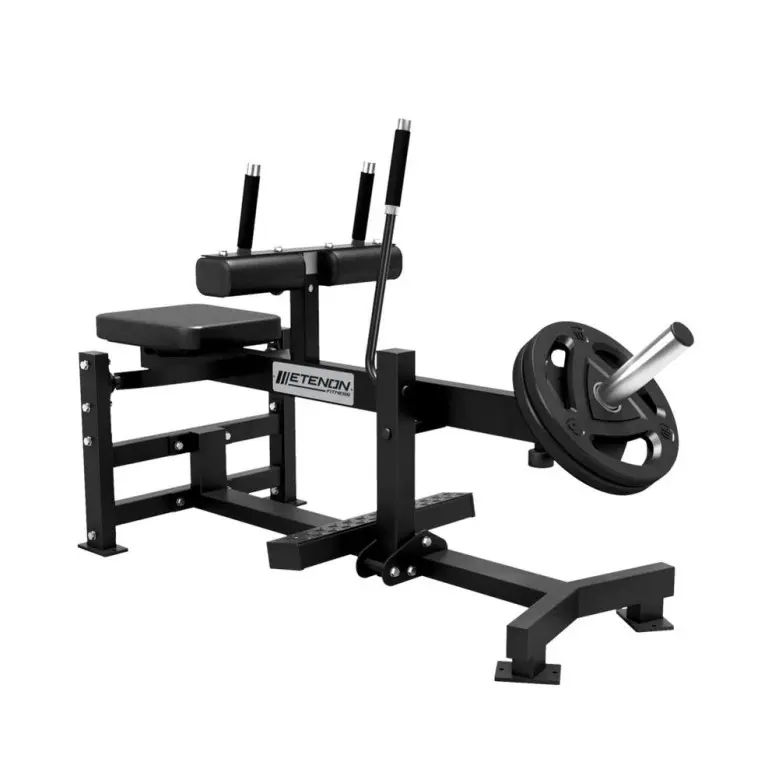 Calf extension machine assis à charge libre
