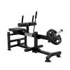 Calf extension machine assis à charge libre