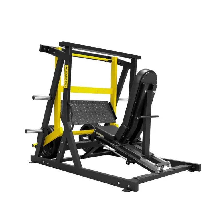 Leg press professionnelle élite plate load - vue 1