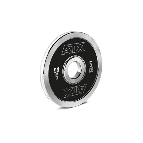 Disques de poids olympiques chromés et calibrés de 5 à 25 kg marque ATX - vue 7