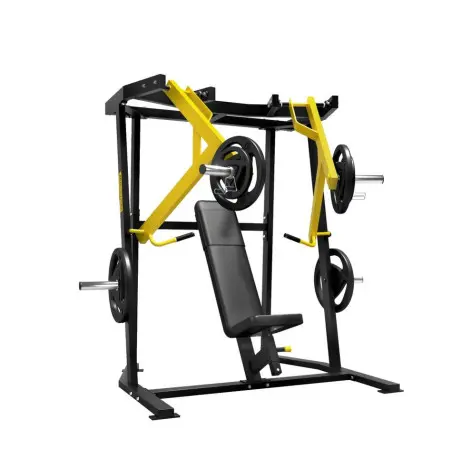 Elite plate loaded declined chest press machine pro - vue 2