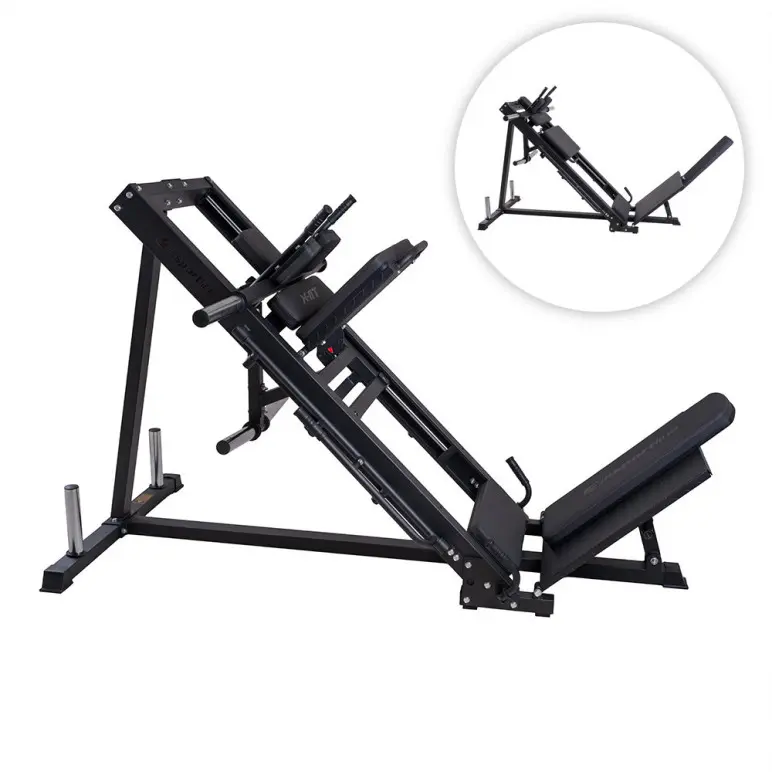 Presse cuisses 45° combinée Hack Squat
