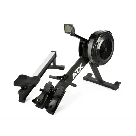 Air rower ATX fitness avec résistance réglable et tableau de bord - vue 4