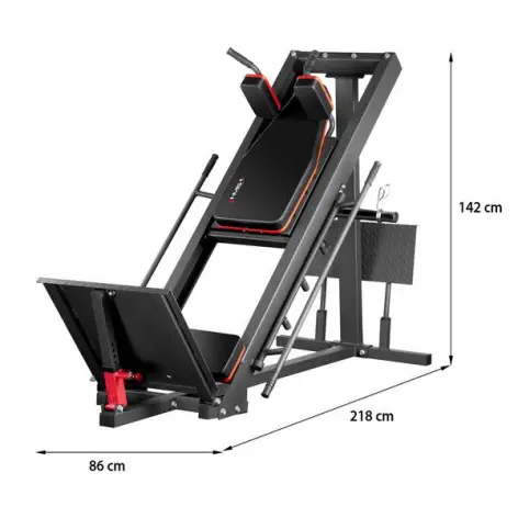Leg Press - Hack Squat de musculation à 45° - vue 5