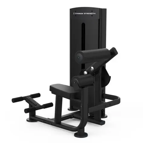 Back extension machine à charge guidée - vue 3