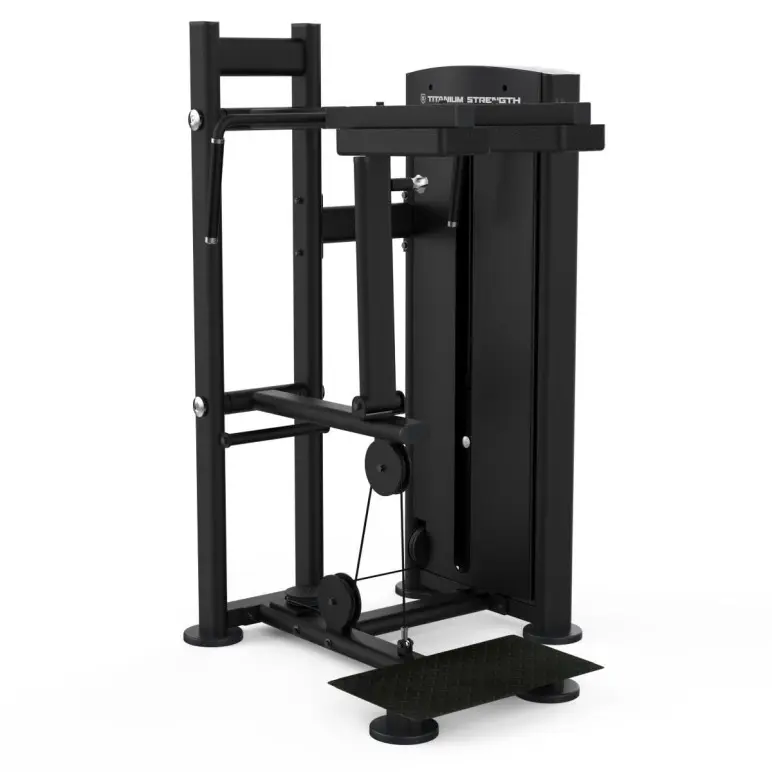 Calf raise machine professionnelle à charge guidée - Colonne de poids 100 kg