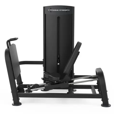 Leg press machine à charge guidée 120 kg max - Siège multi-réglable - vue 2