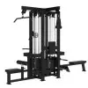 Multigym station 4 en 1 pour entraînements de musculation complets