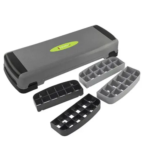 Step pour remise en forme avec plateforme large et pieds antidérapants - vue 2