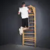 Espalier de gymnastique et musculation en bois massif - vue 3