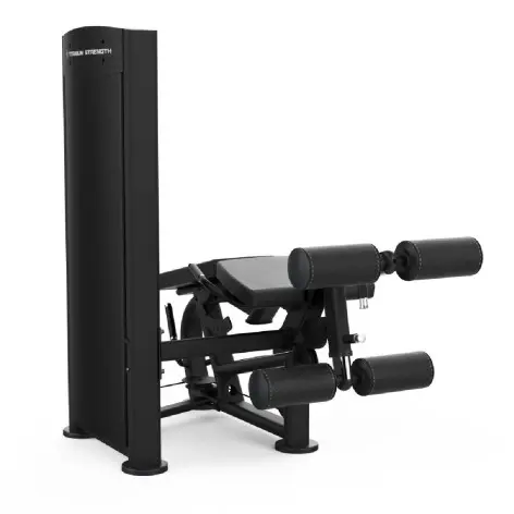 Leg extension machine dual flexion des jambes à charge guidée - vue 8