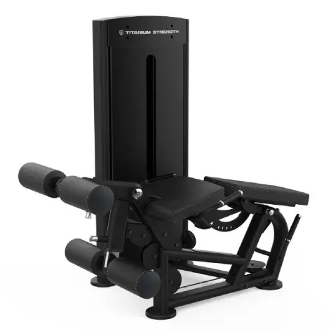Leg extension machine dual flexion des jambes à charge guidée - vue 5